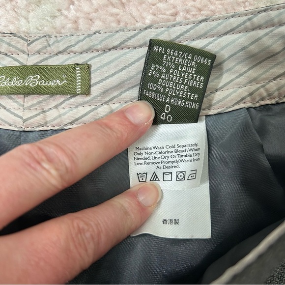 Eddie Bauer Wool Blend Cargo Pants Size 10 Lined Gorpcore Outdoors - Picture 6 of 13